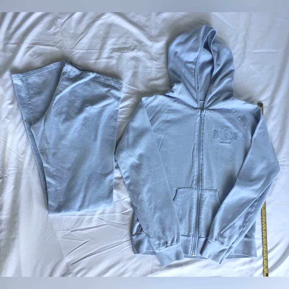 Vintage American Apparel size L lightweight baby blue tracksuit. Multiple colors - Picture 1 of 16